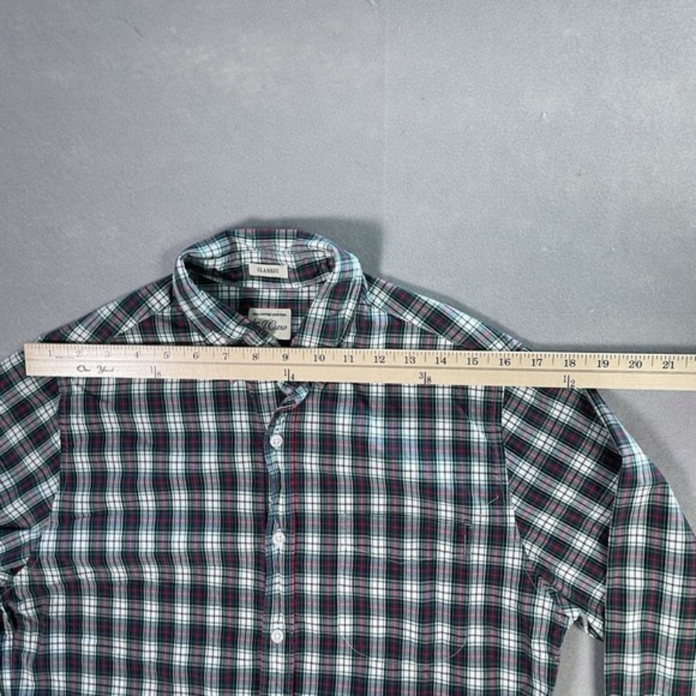 J. Crew Long Sleeve Dress Shirt Men Small‎ Plaid Check Casual Office Business - Picture 4 of 8